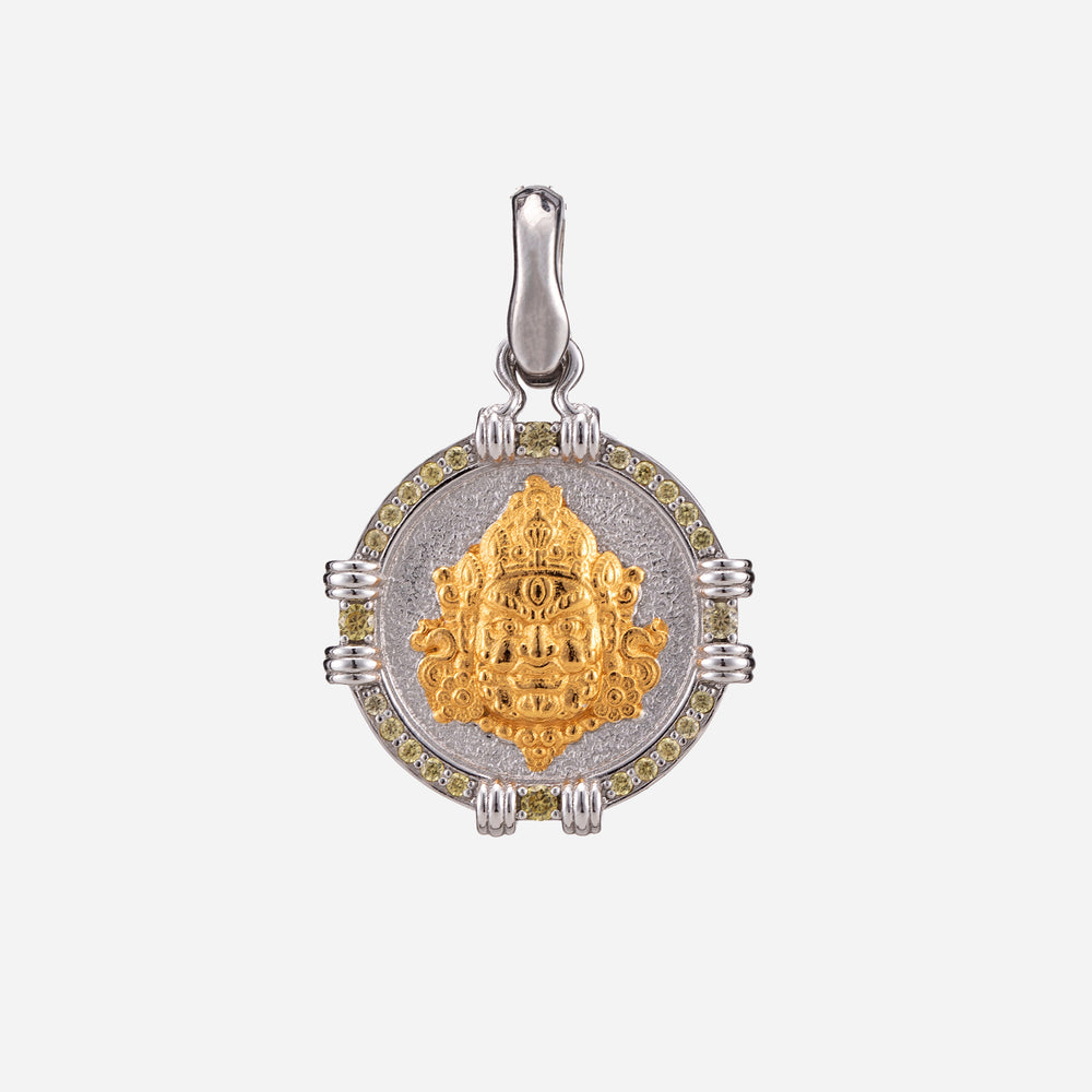 Yellow Jambala of Fortune Pendant