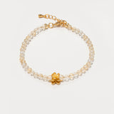 Bright Abundance – Citrine & Lotus Bracelet