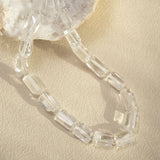Clear Focus – White Quartz Pillar Necklace