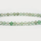 Serene Heart – Green Strawberry Quartz & Lotus Bracelet