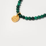 Inner Radiance – Malachite & Lotus Necklace