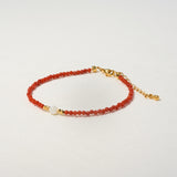 Red Agate – Peace & Protection Bracelet
