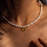 Sacred Grace – Mother-of-Pearl & Conch Shell Necklace
