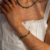 Steadfast Light – Malachite Bracelet